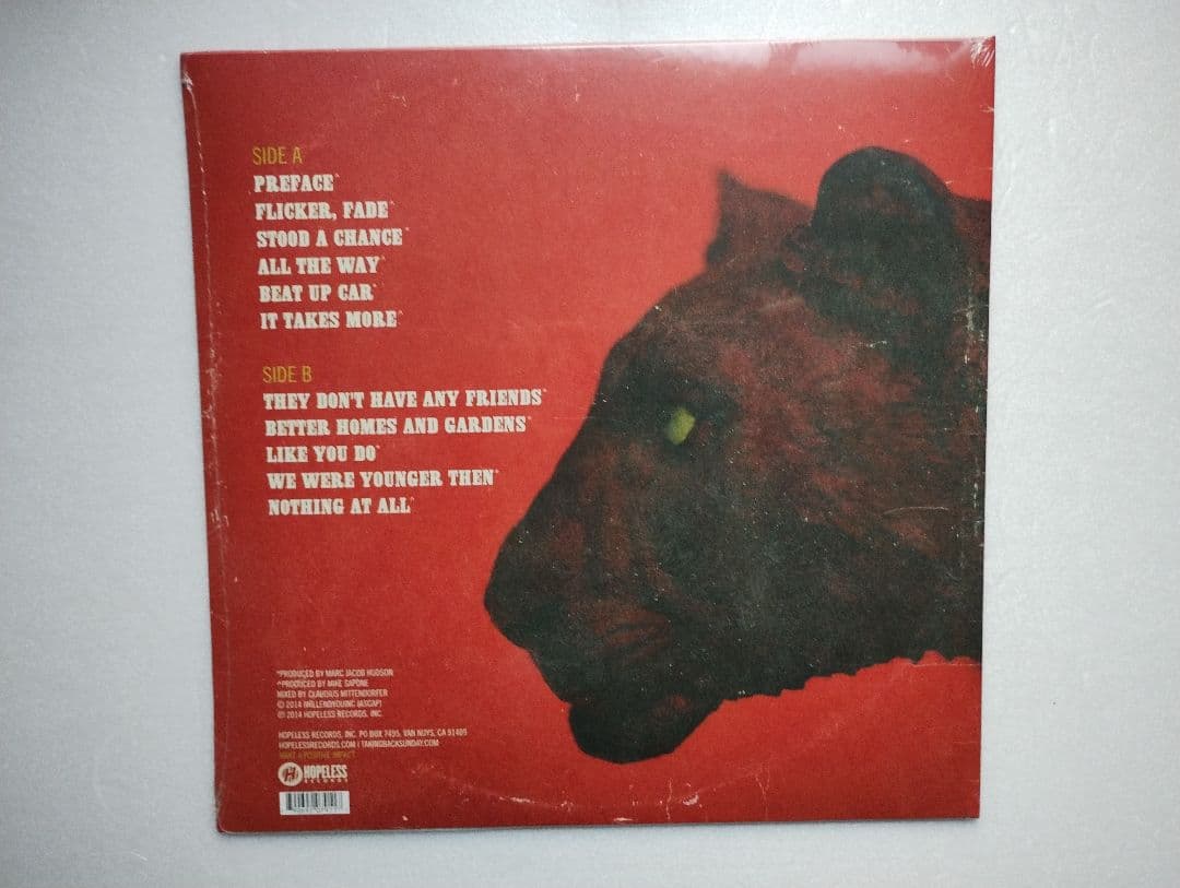 洋楽 TAKING BACK SUNDAY Happiness Is LP