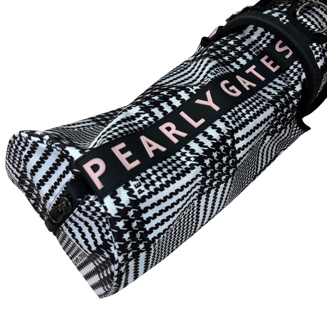 即完売▲パーリーゲイツ キャディバッグ セット グレンチェック カートバッグ