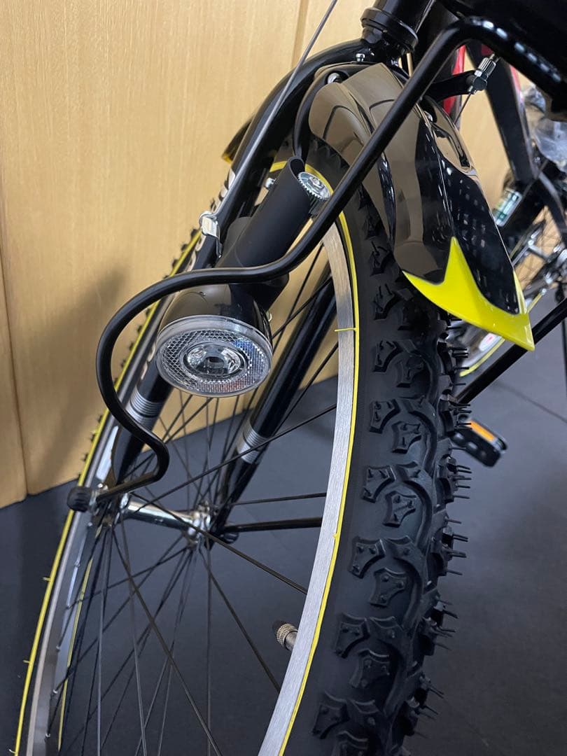 新品　未使用　ブリヂストン 子供用自転車 ブラック バスケット付き　26インチ