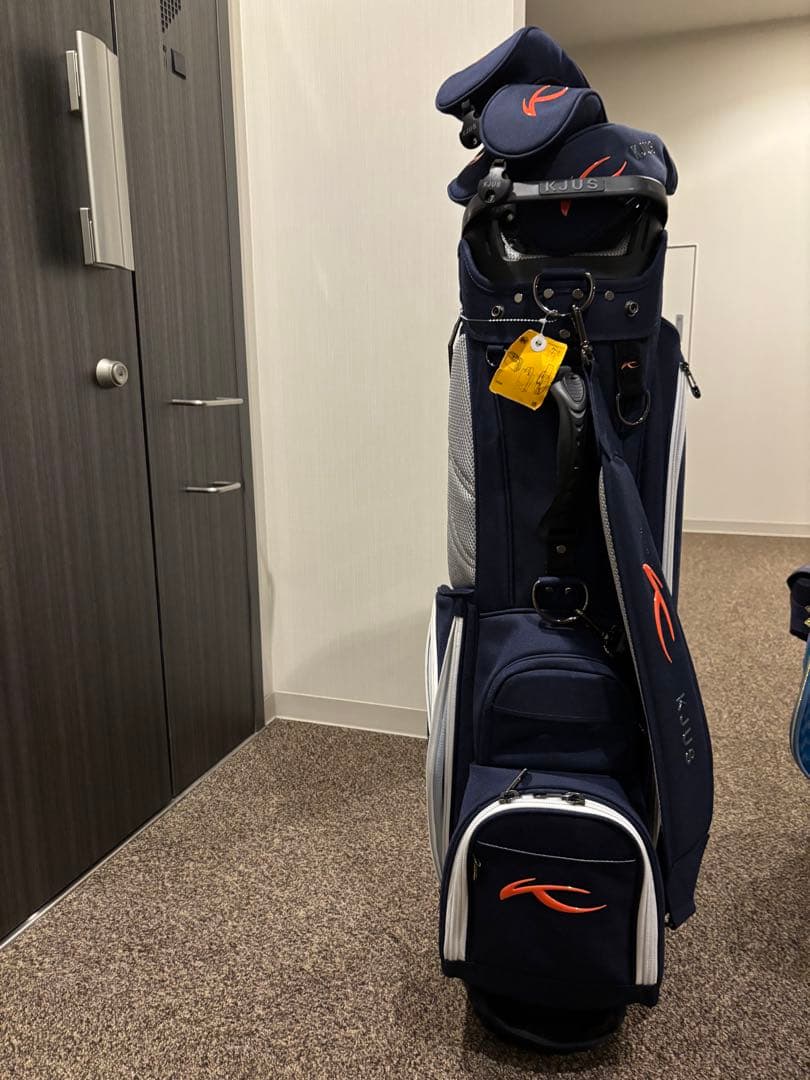 KJUS ネイビー キャディバッグ
