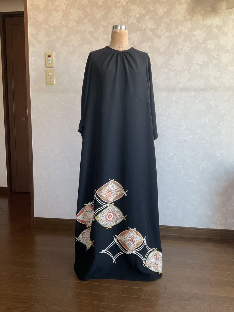 着物リメイクワンピース