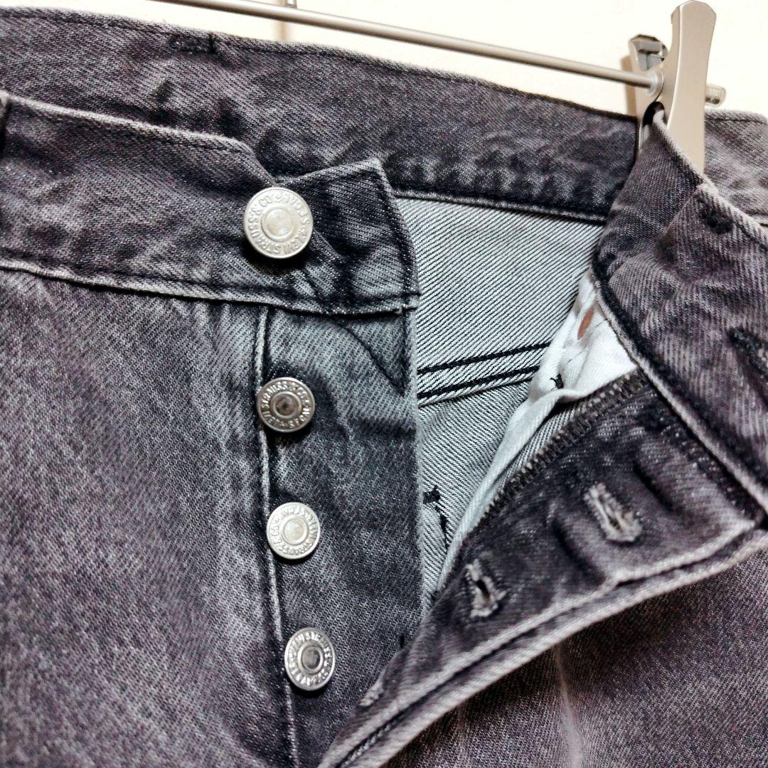 赤耳　Levi's 501 ユーズドブラック W31 L32 オリジナルレングス
