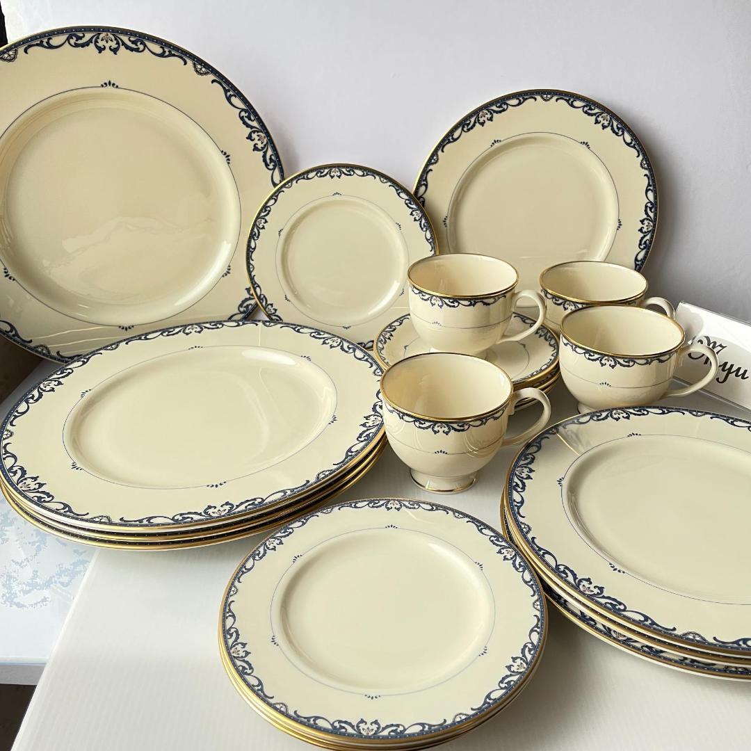 Lenox レノックス リバティ 食器セット 20点 4人分 皿 カップ