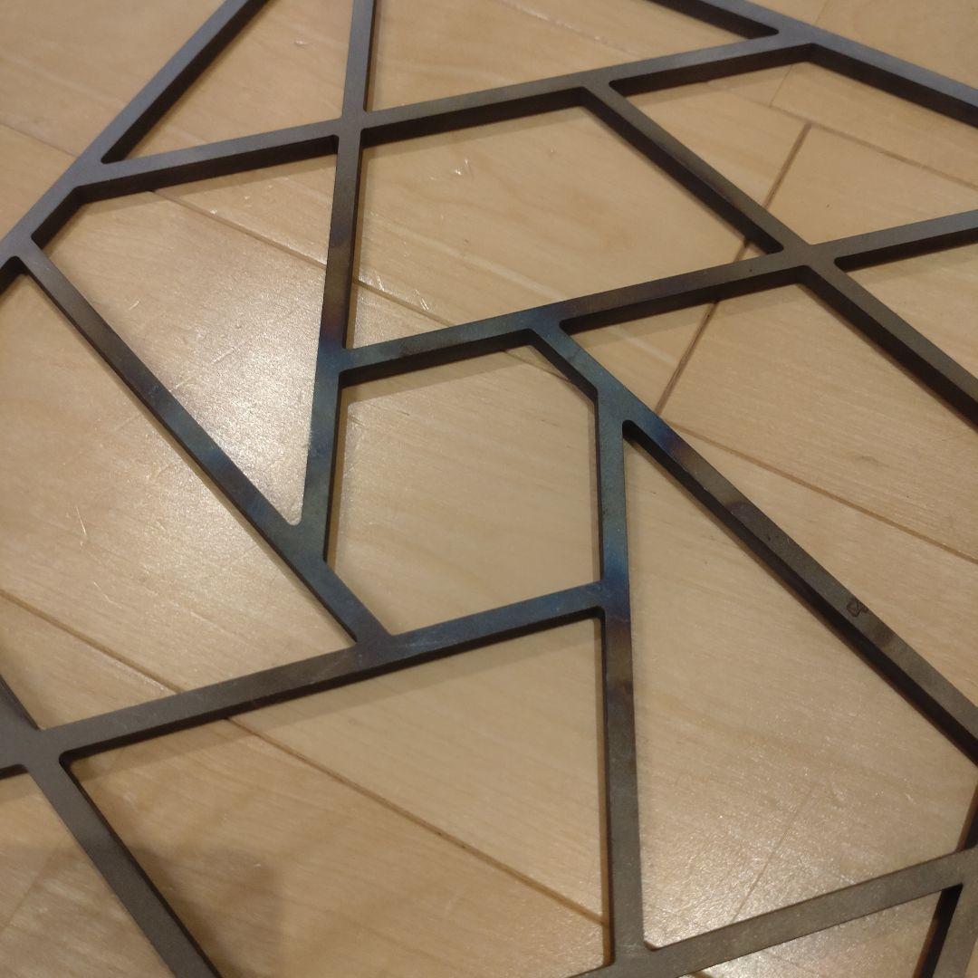 37camp フラット五徳　ステンレス　フラットバーナー用五徳