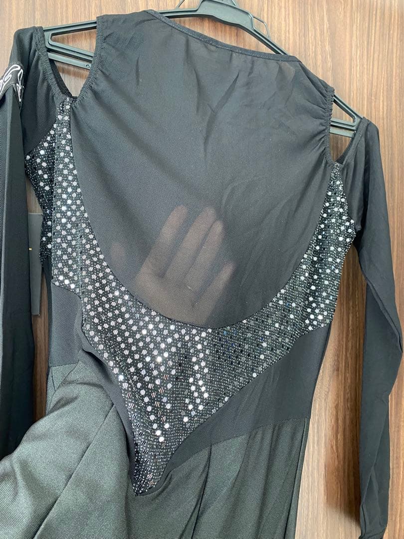 未使用品　社交ダンス　モダンドレス　黒