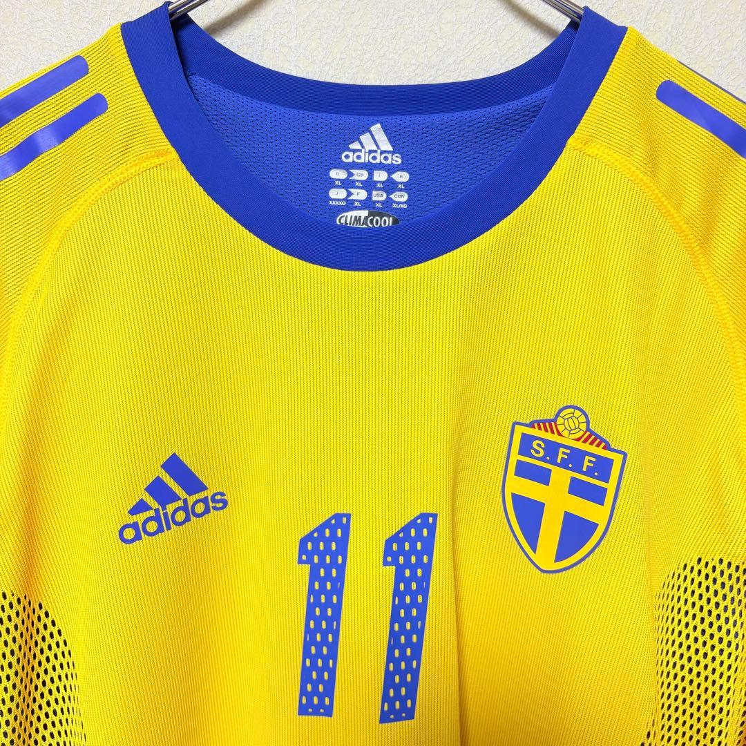 【選手仕様】スウェーデン代表 ラーション ユニフォーム 日韓ワールドカップ