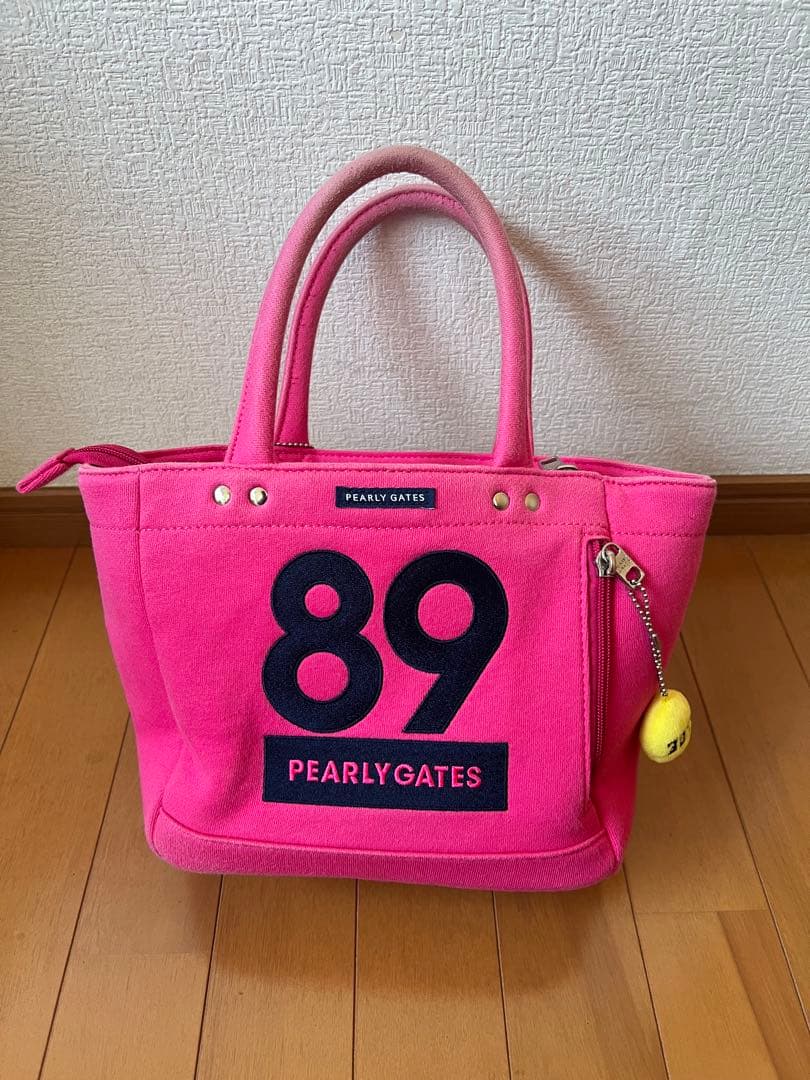 PEARLY GATES ピンクトートバッグ 89