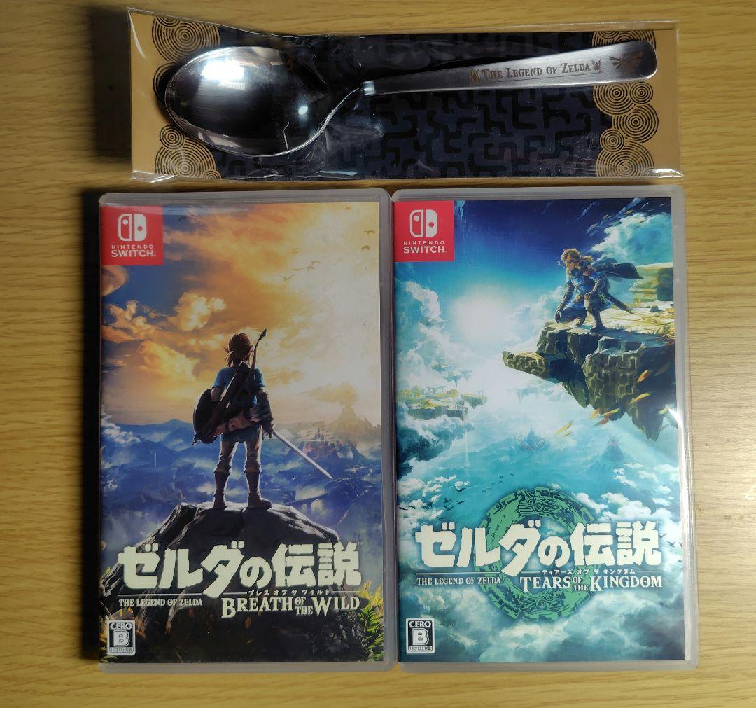 ゼルダの伝説　ブレスオブザワイルド　ティアーズオブザキングダム(特典スプーン付）