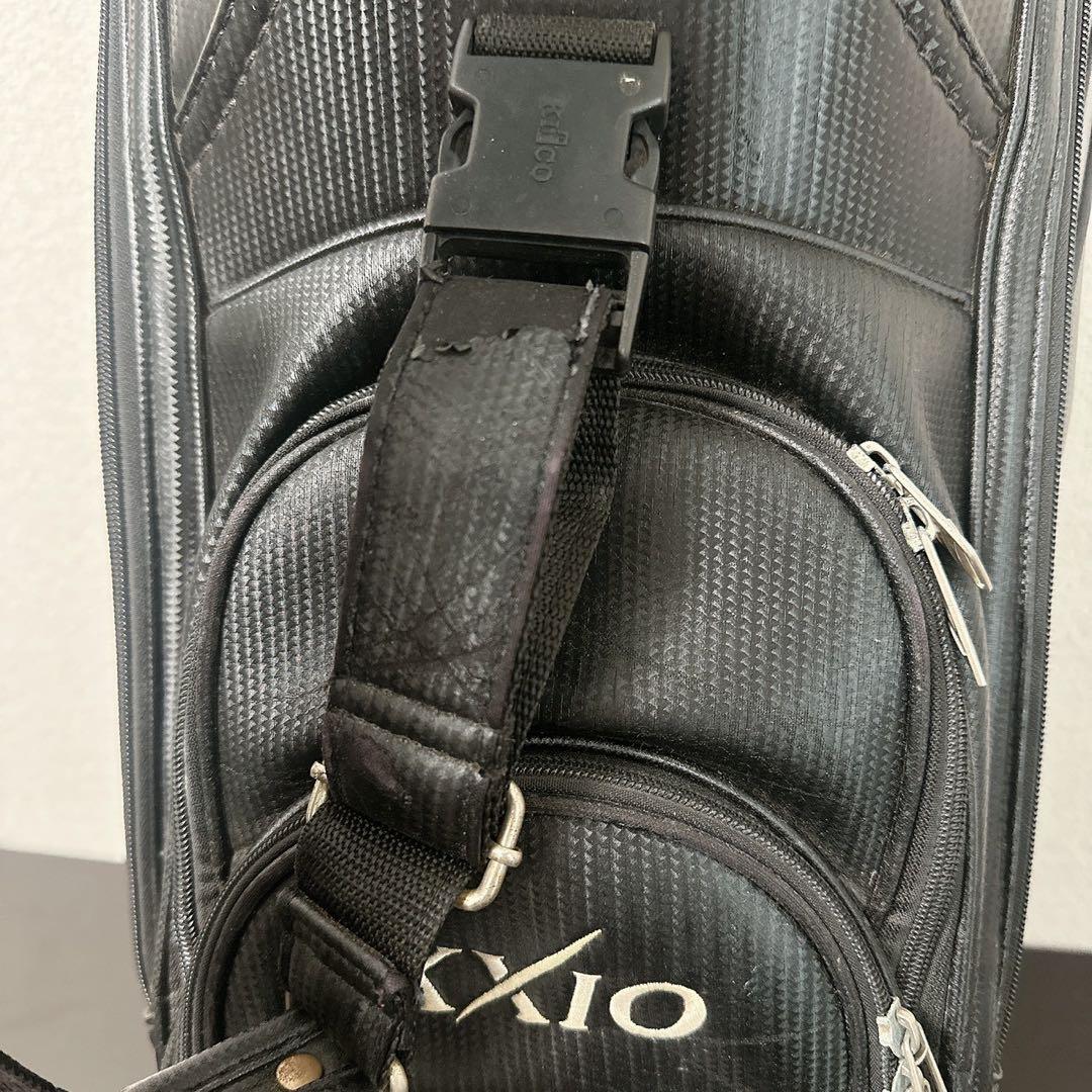 ゼクシオ XXIO キャディバッグ 9.5型 ブラック 5分割 フードカバー