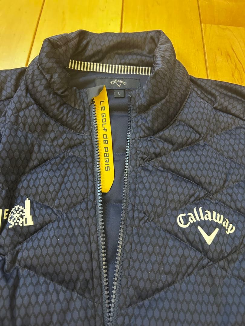 キャロウェイCallaway ネイビー キルティングジャケット サイズL