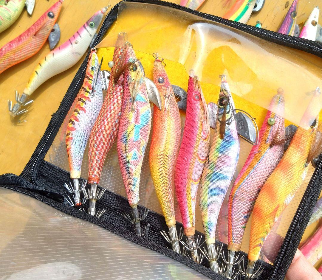 【F2】イカ釣り用 エギ 大量 まとめ売りセット