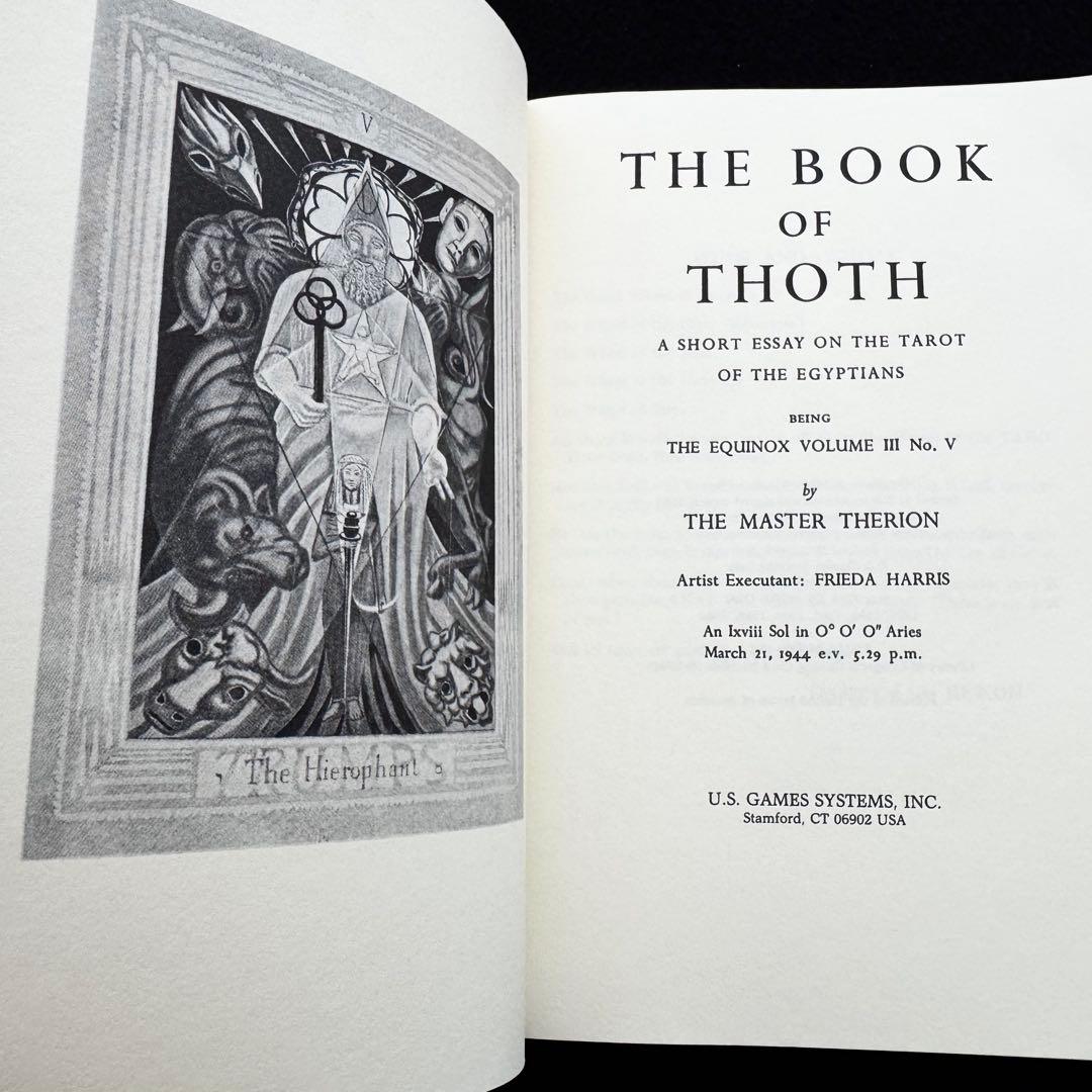 トートの書 エジプト版タロット 古典的名著「The Book of Thoth」