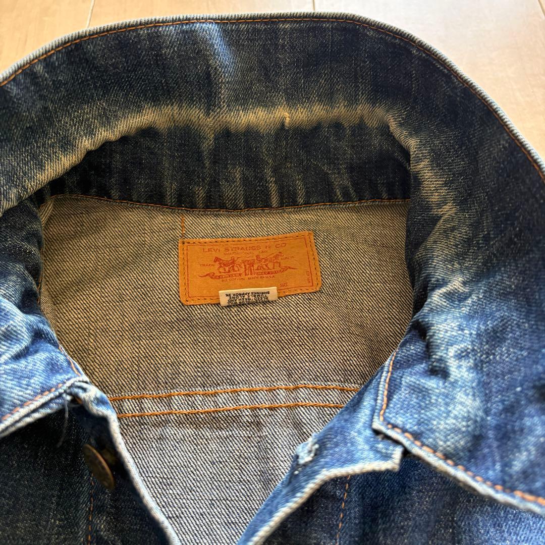 リーバイス 70505 4th Gジャン USA スモールe ケアタグ付 70S