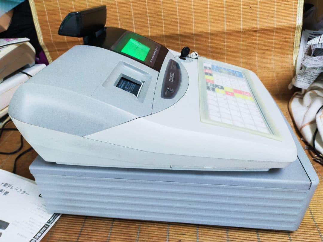 カシオレジスター　設定込み　TK-110中古　飲食仕様　924440