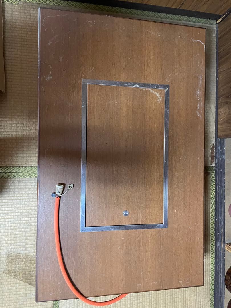 大型ガス鉄板 鉄板付きテーブル お好み焼きテーブル