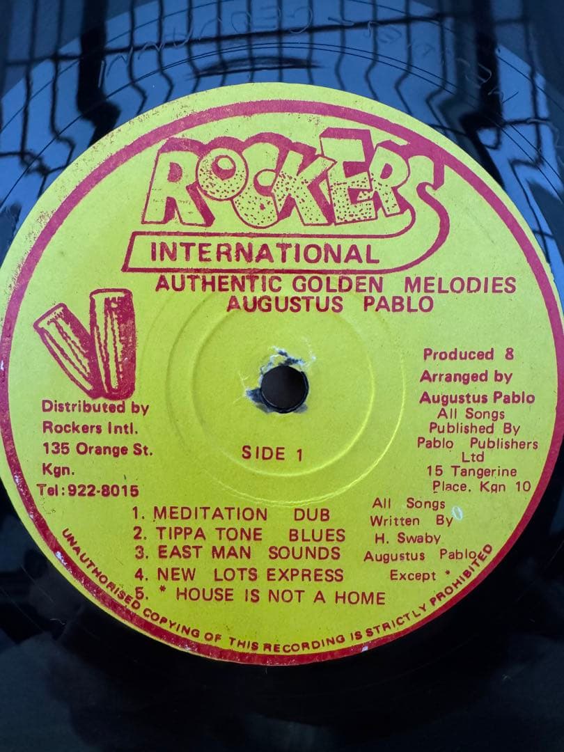 洋楽 Augustus Pablo Authentic Golden Melodies