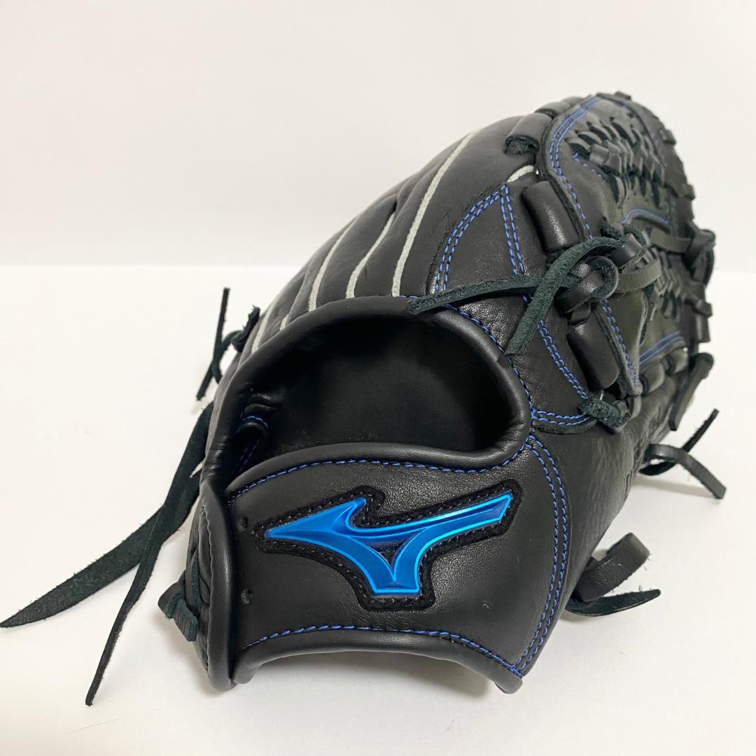 中古　ミズノ　ウィルドライブ　グローブ　少年野球　SSサイズ　黒/青　軟式野球