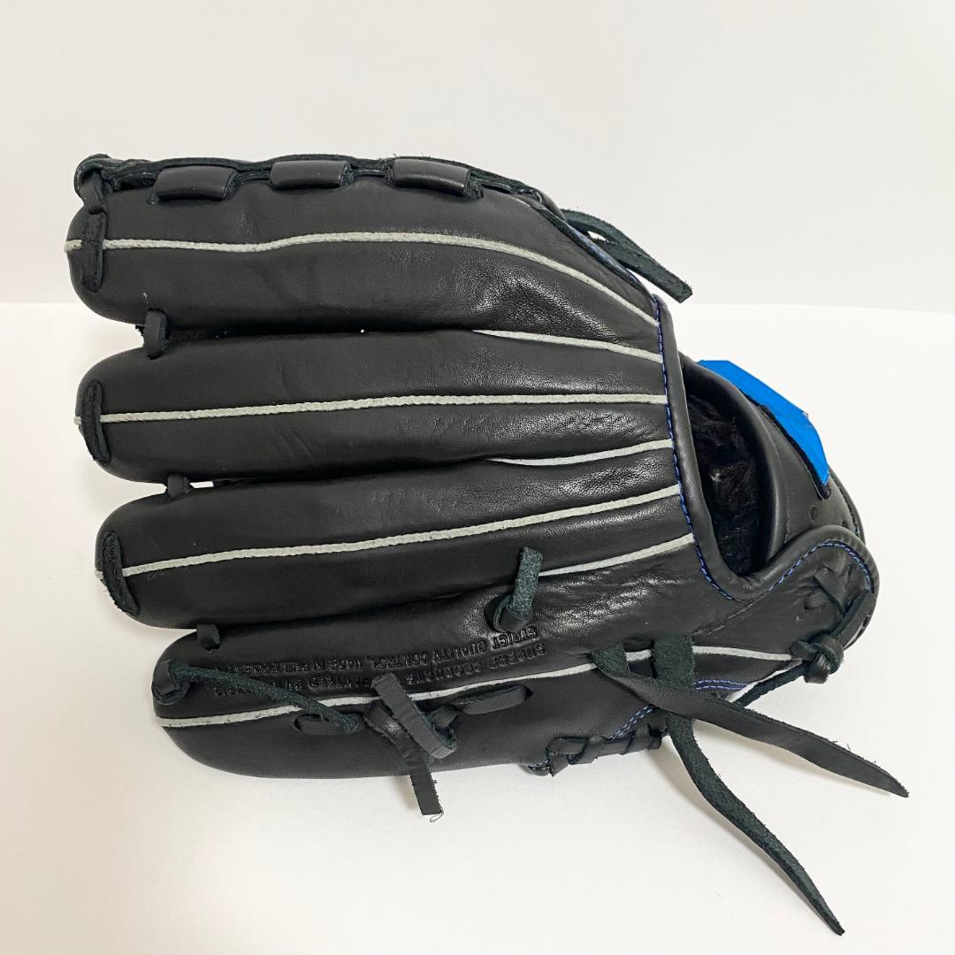 中古　ミズノ　ウィルドライブ　グローブ　少年野球　SSサイズ　黒/青　軟式野球