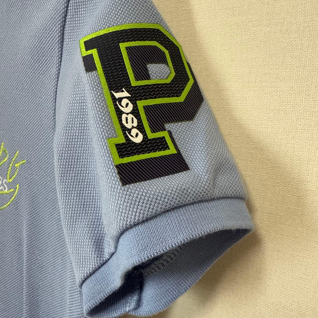 PEARLY GATES 超美品　ポロシャツワンピース　水色
