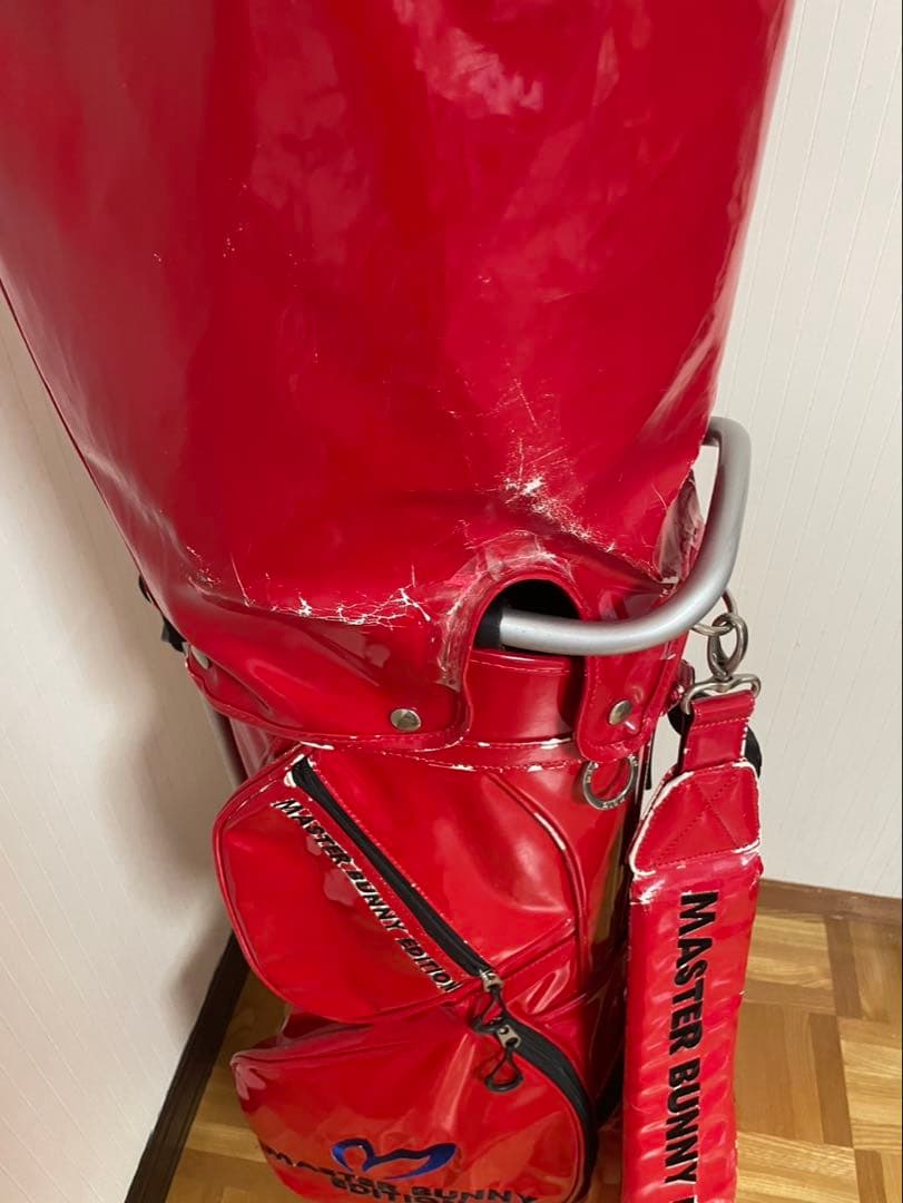 マスターバニー 赤 キャディバッグ