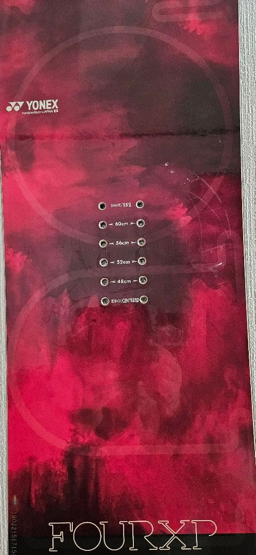 YONEX FOURXP スノーボード　18-19 152cm 赤/黒