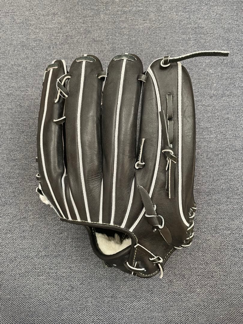 グローバルエリート　野球 硬式グローブ 一般用　大人　左投げ　グラブ　外野手　黒
