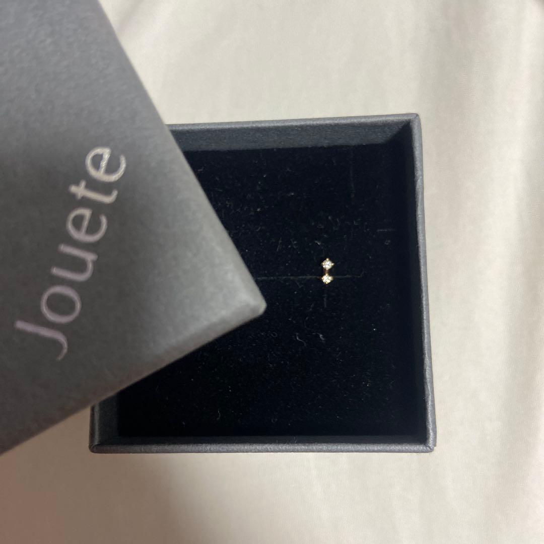 Jouete ダイヤ K10ピアス 片耳