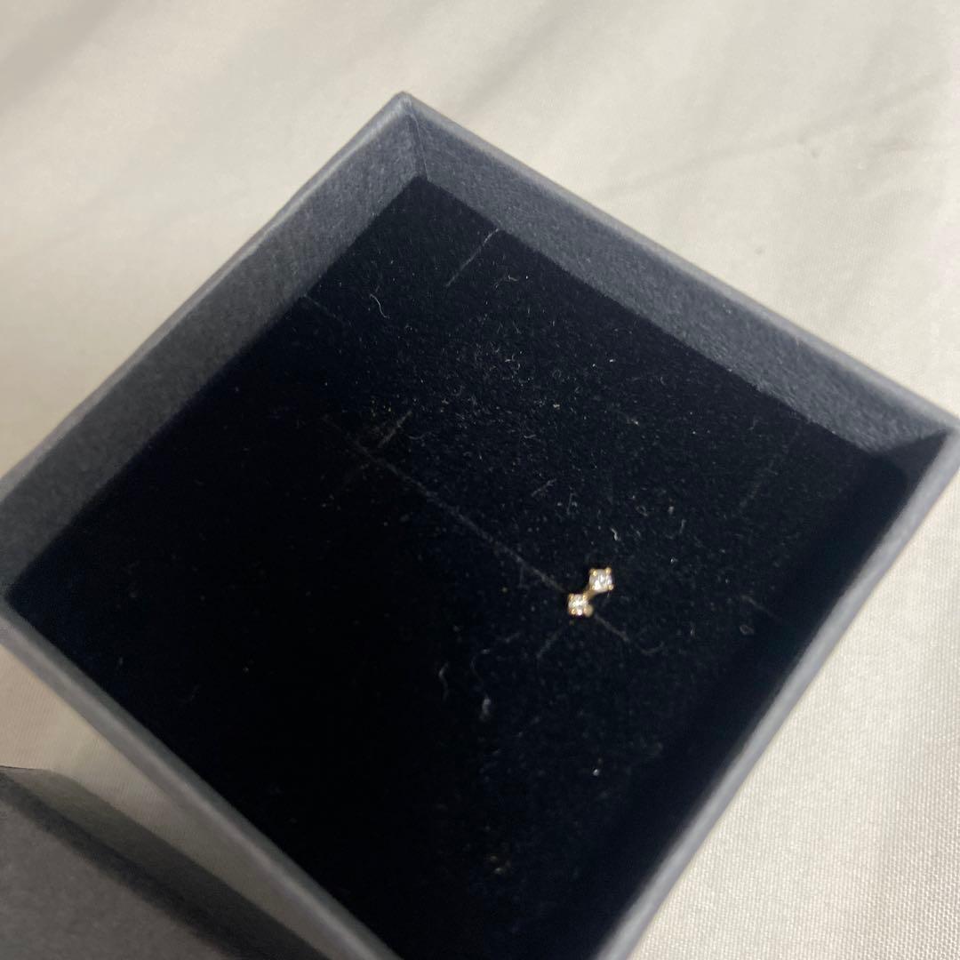 Jouete ダイヤ K10ピアス 片耳