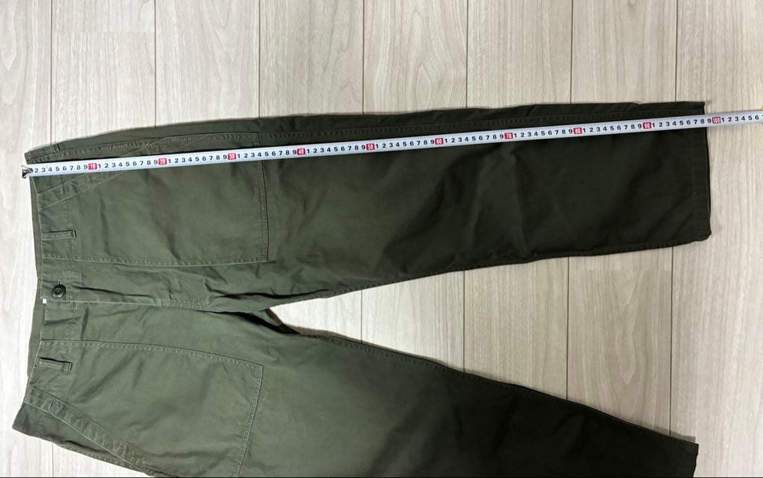 【BAYFLOW】ベイフロー ベイカーパンツ サイズ3 Lサイズ ダークグリーン