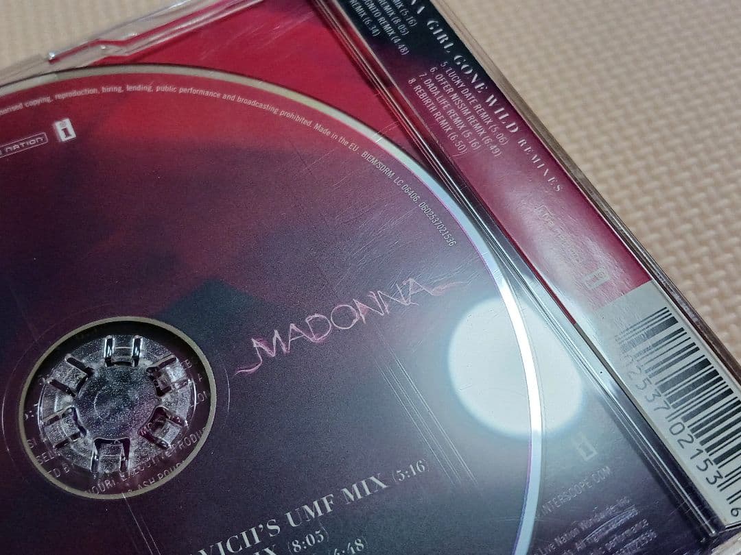 洋楽 MADONNA GIRL GONE WILD REMIXES CD