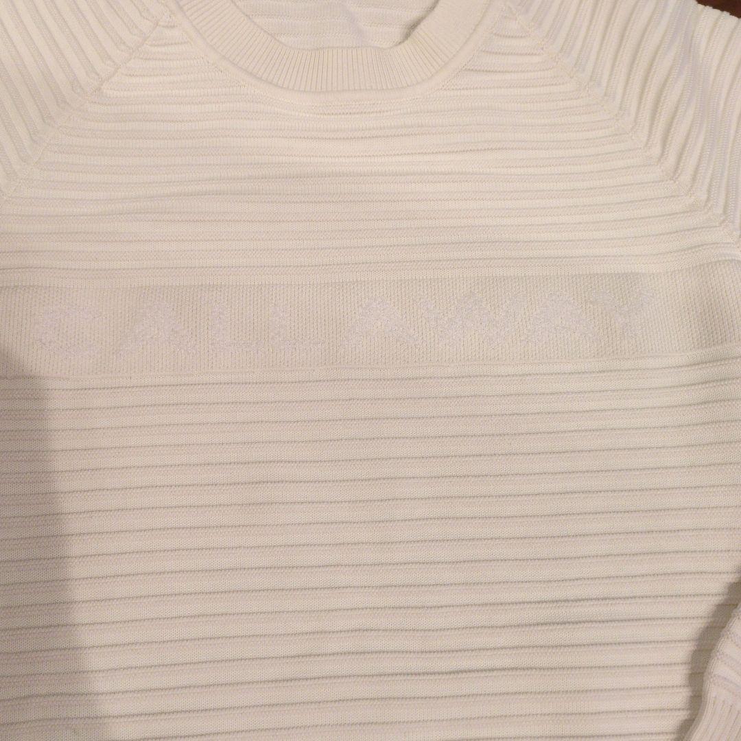 キャロウェイ セーター メンズ プレーティング＆ガーター編み撥水ニット L