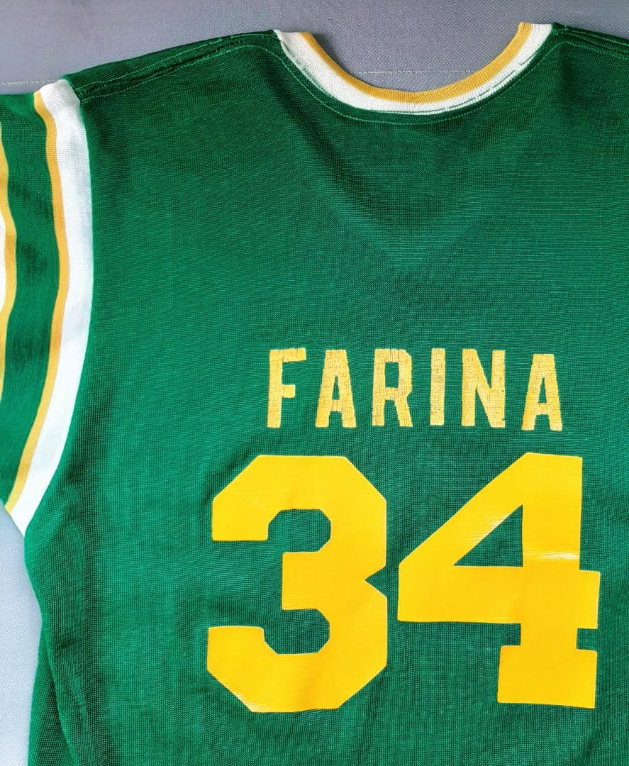 70s ビンテージ DURACK ナンバリング 両面プリント アスレチックT