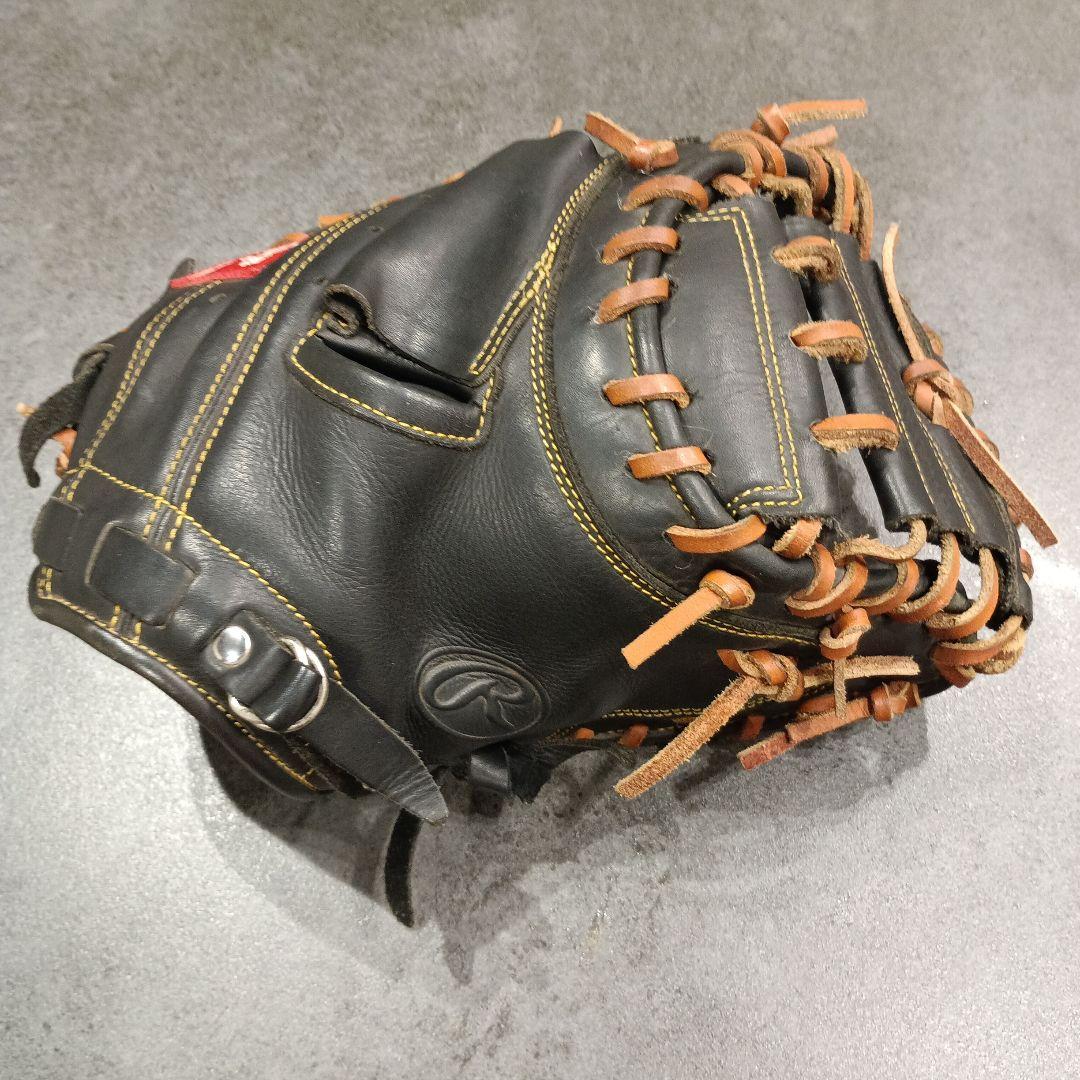 ぎゅさん専用　Rawlings 軟式グローブ 黒　キャッチャーミット