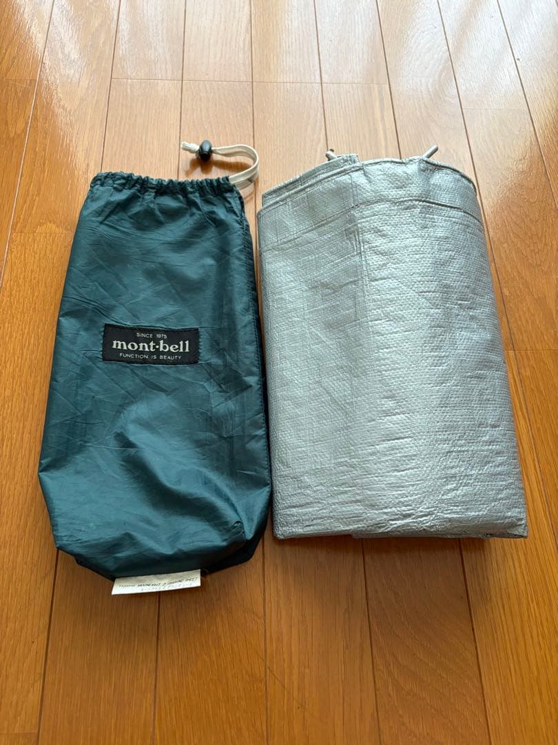 【やまちゃん】mont-bell ムーンライト2 旧型 グランドシート付