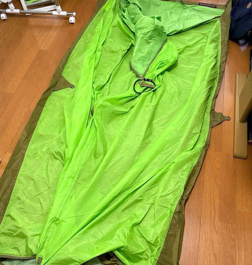 【やまちゃん】mont-bell ムーンライト2 旧型 グランドシート付