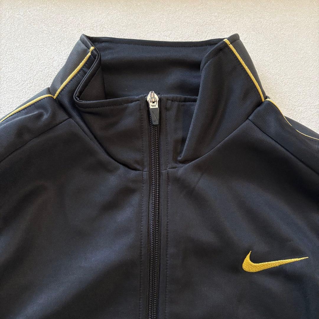 美品✨ NIKE ナイキ ジャージ 上下セット 黒 ゴールドM トレーニング