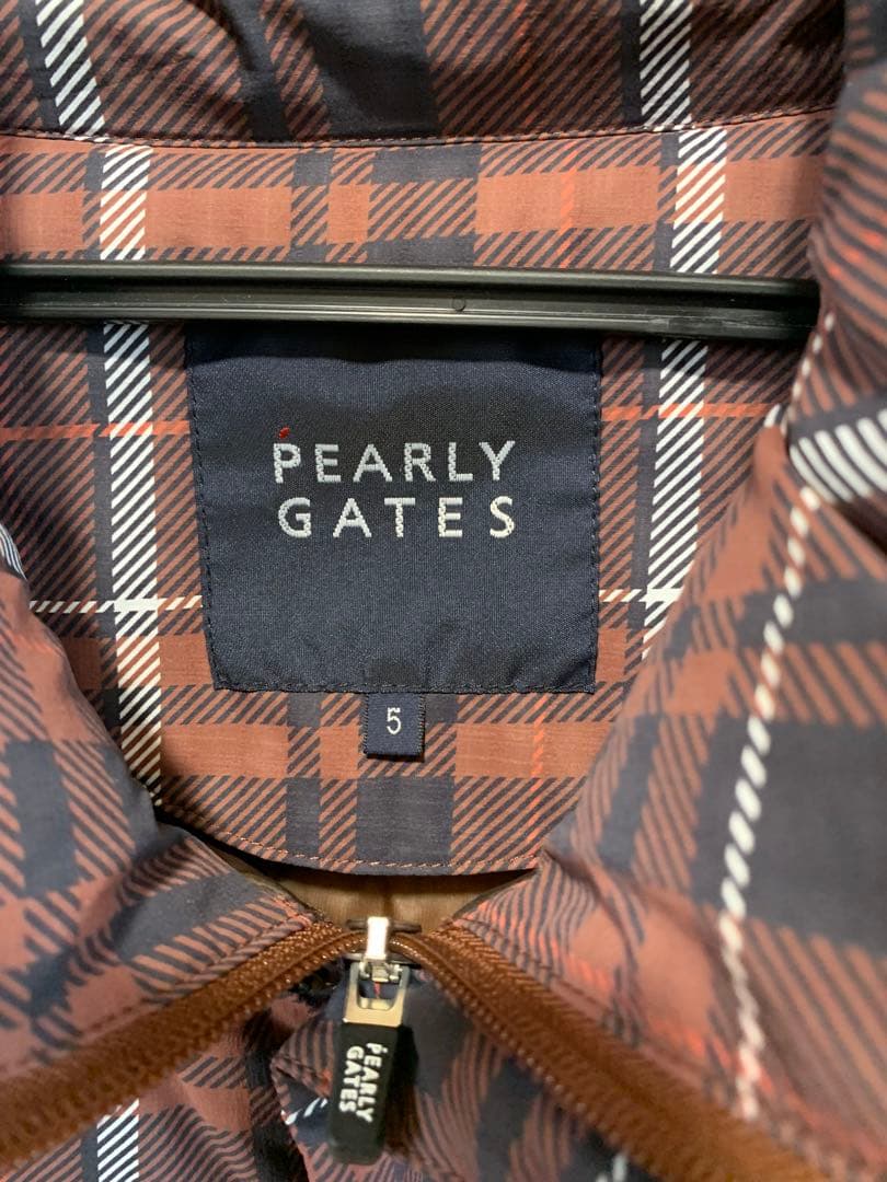 やまぴさん専用　パーリーゲイツ　ダウンジャケット 5 メンズチェック柄