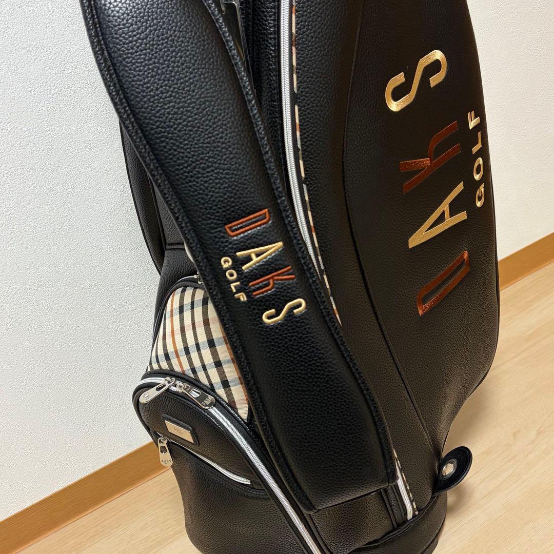 【送料無料‼️】美品　DAKS GOLFダックスゴルフ キャディーバック　ブラック