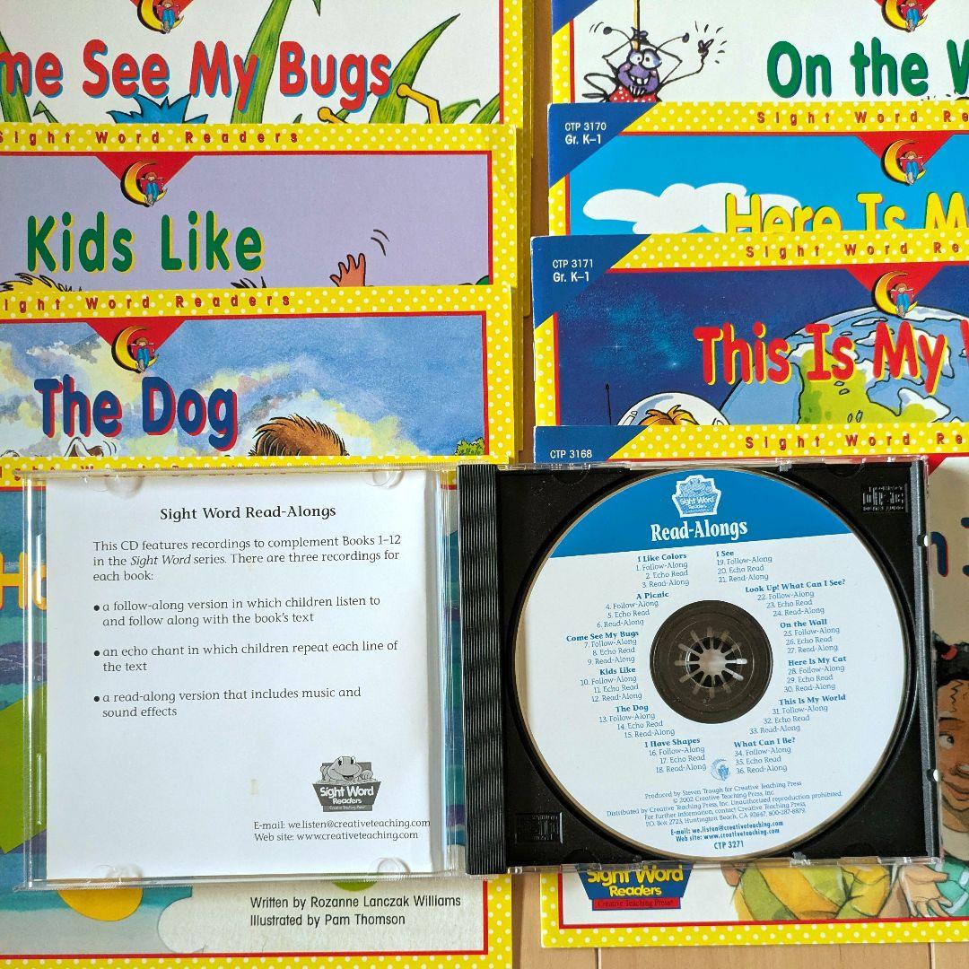 CTP sight word readers GR.K-1 12冊セット CD