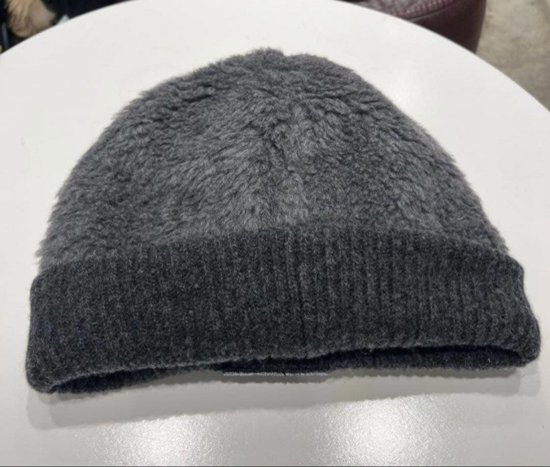 MAX MARA テディベア ビーニー ニット帽