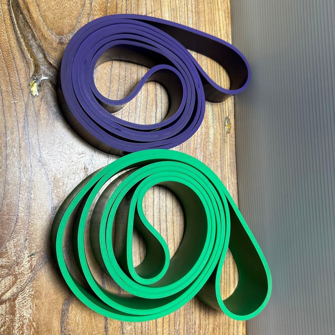 フィットネスチューブ　エクササイズバンド　2本