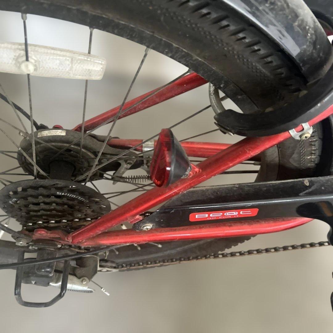 【引き取り限定】赤 自転車 男の子 24インチ サイクルベースあさひ