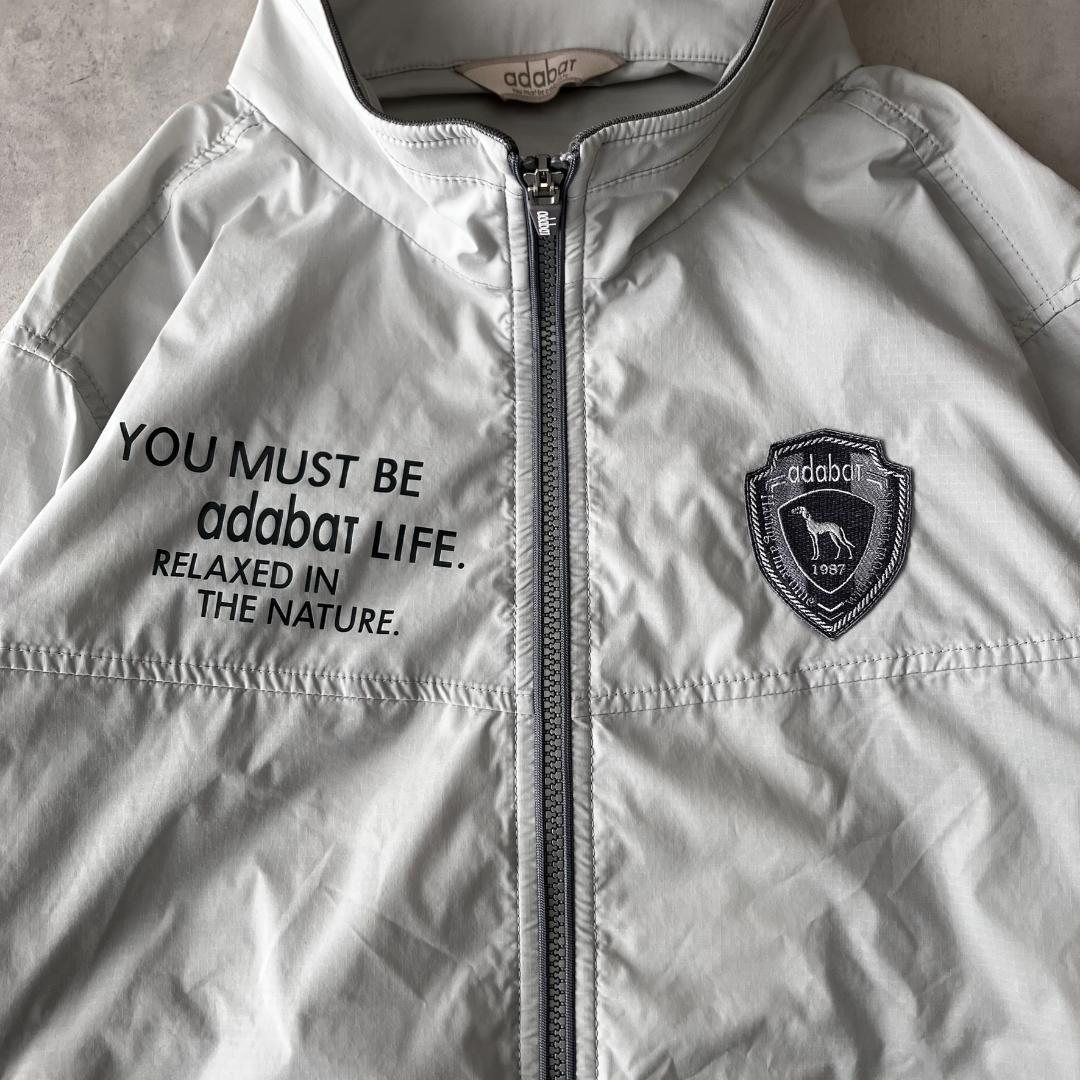 美品　アダバット　ナイロンジャケット　軽量　ゴルフウェア　850