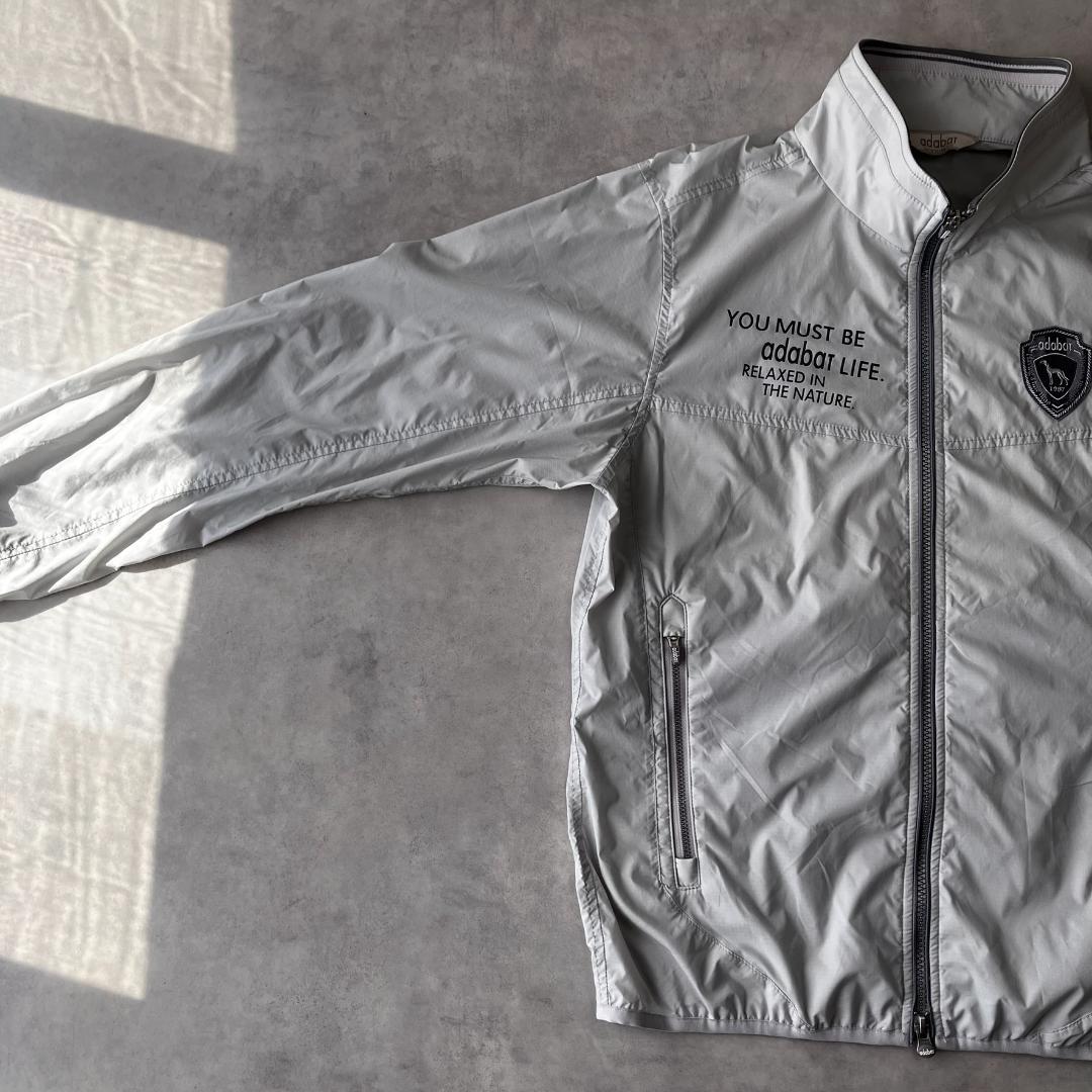 美品　アダバット　ナイロンジャケット　軽量　ゴルフウェア　850