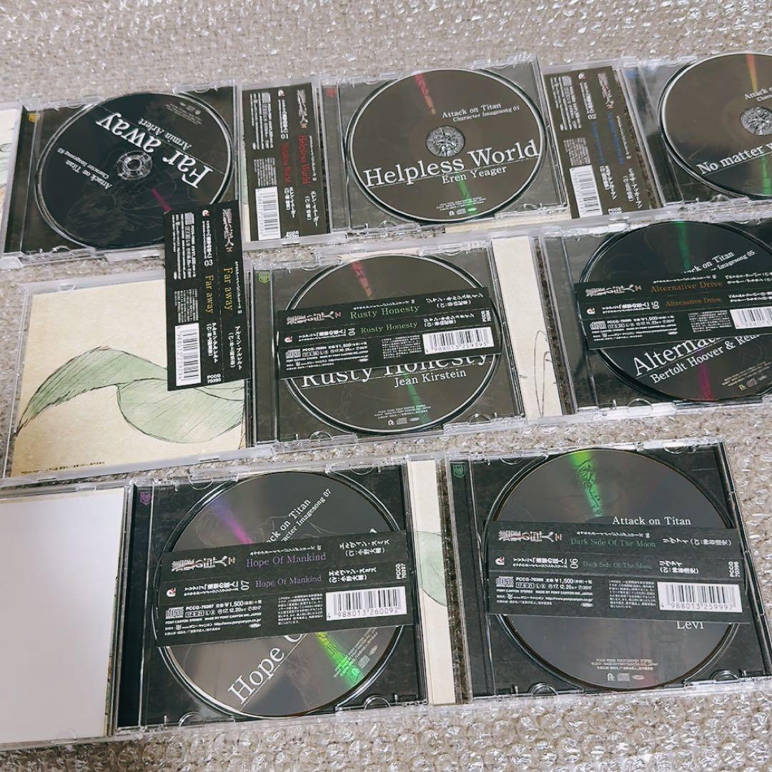 進撃の巨人 キャラクターイメージソング エレン ミカサ ライナー ベルトルト 他