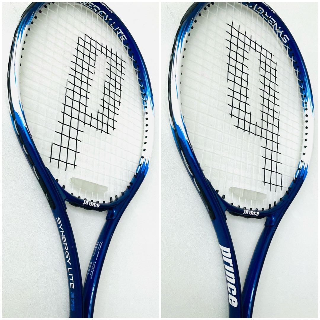 【新品同様】プリンス『シナジーライト』テニスラケット／G2／軽量／初心者／ブルー