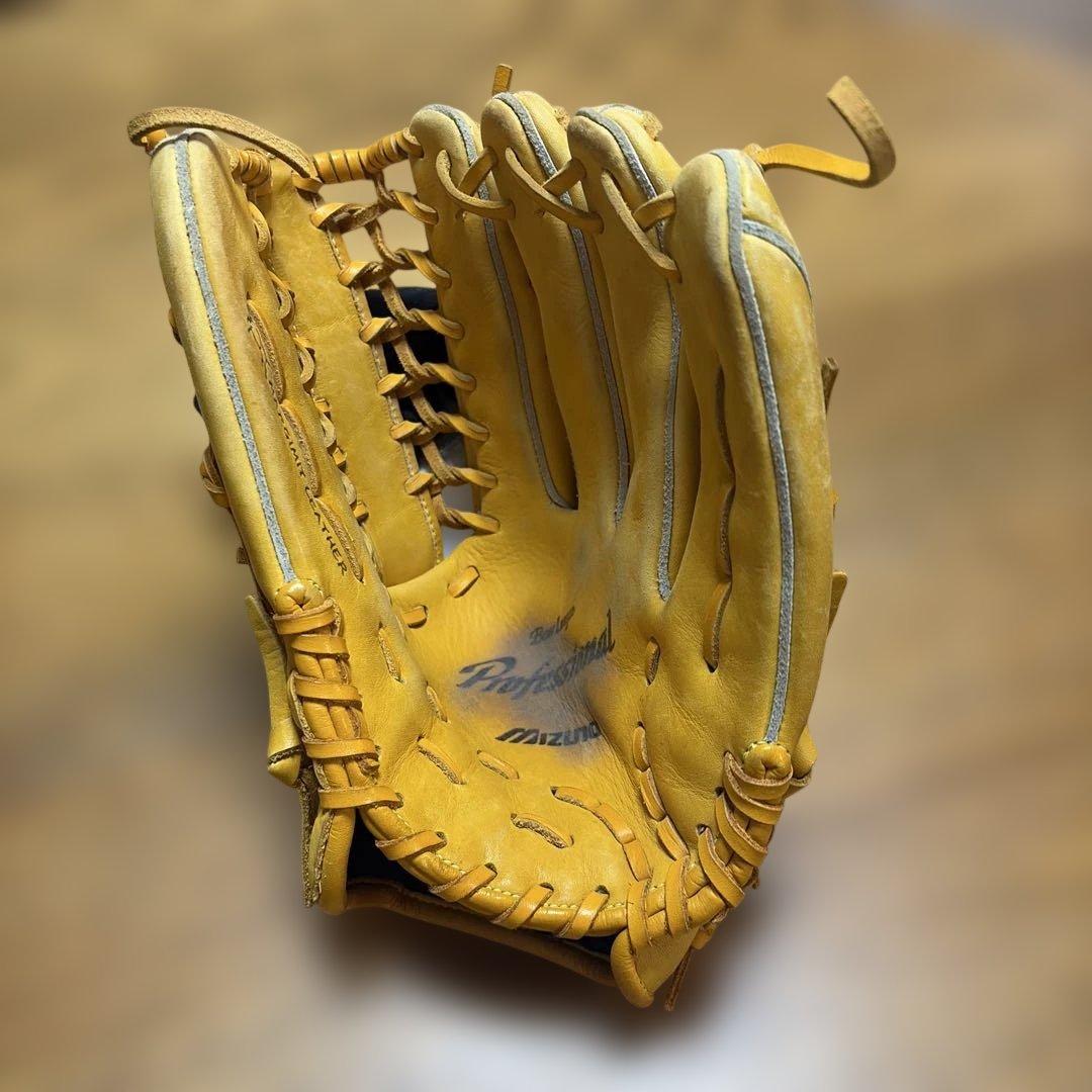 ミズノ プロフェッショナル 一般軟式 グローブ グラブ イチロー 外野用 美品