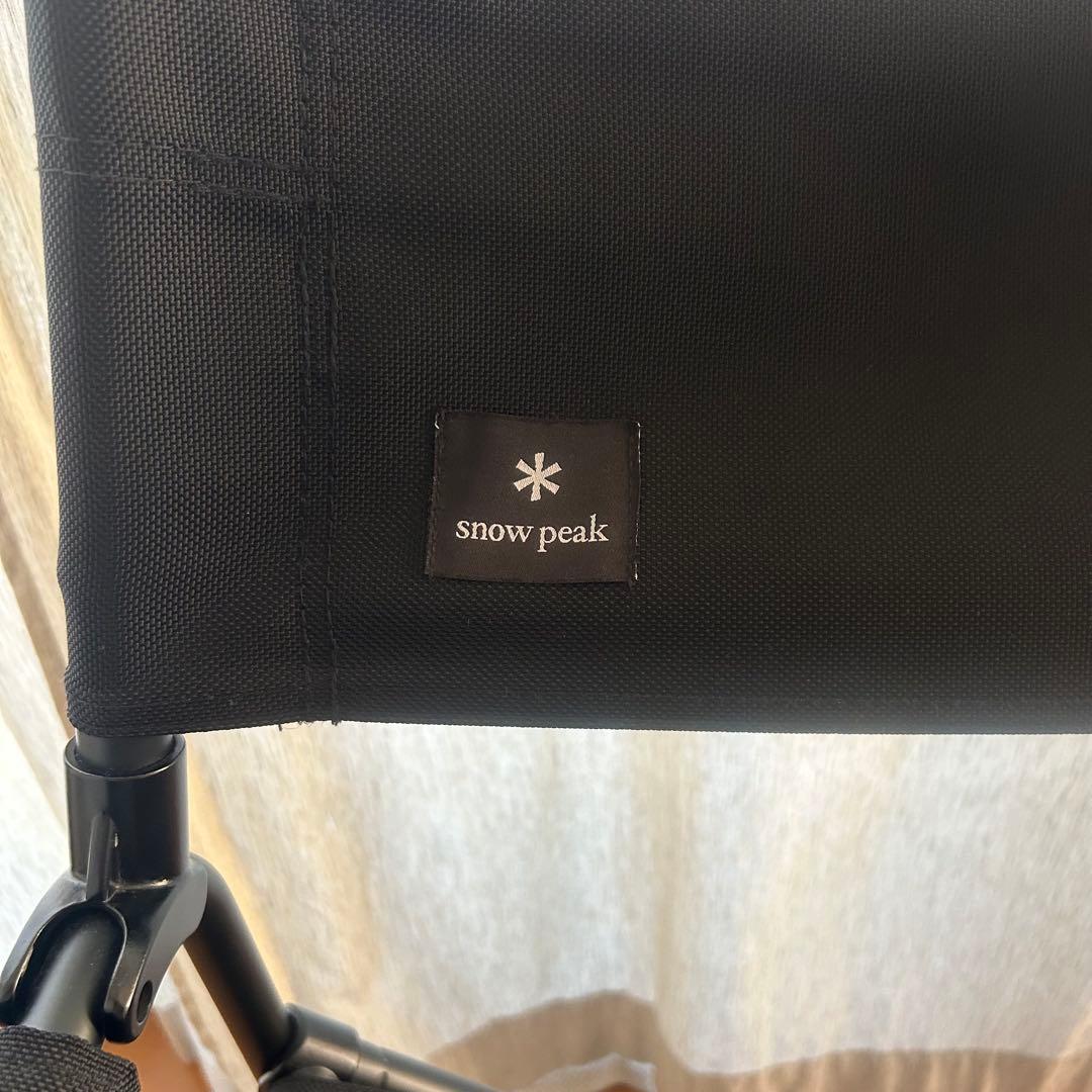 【希少•限定品】 peak FDチェア ワイド ブラック コーデュラ生地