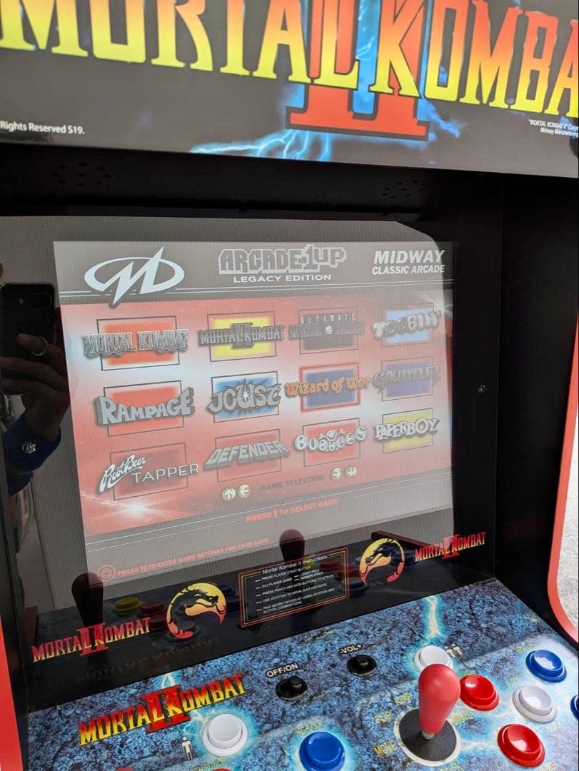 アーケード1UP モータルコンバット2 全12タイトル 格闘ゲーム