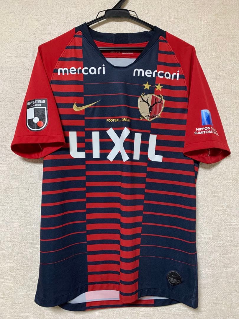 鹿島アントラーズ 2019年【M】ユニフォーム 安倍裕葵 ネーム、背番号 10番